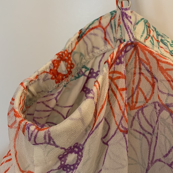 Anthropologie White Floral Camisole - Picture 6 of 7